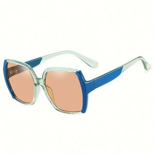 Gafas de Sol Cuadradas Extra Grandes de Moda Retro 2022 Personalizadas para Mujer, Gafas de Sol Coloridas con Montura Grande - Product Image 5