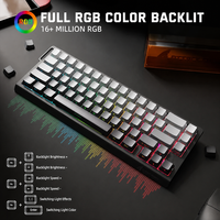 Clavier sans fil magnétique ATTACK SHARK X68 PRO HE 60% Tri-mode 8KHz avec précision RT de 0,01 mm, compatible RT/Snap Tap/DKS/MT/TGL