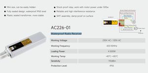Récepteur radio étanche AC226-01 - Product Image 2