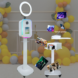 Cabina de Fotos Portátil para Bodas con Impresora, Luz RGB, Ventilador de Refrigeración Integrado, Fácil Instalación, Compatible con iPad y DSLR - Product Image 6