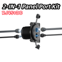 Support de fixation pour voiture Starlink V4, étanche, avec panneau de passage mural RJ45 Ethernet et alimentation de câble DC, pour câble Starlink Gen3, accessoires pour camping-car et voiture