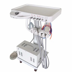 Équipement de nettoyage dentaire Foshan : Banc de travail mobile, turbine FL-213, détartreur ultrasonique de classe II, fraise à dents - Product Image 1