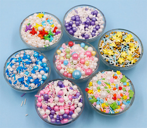 Kaibei Decoraciones <span class=keywords><strong>para</strong></span> pasteles de San Valentín Corazón rojo Caramelo nacarado Sprinkles Perlas de azúcar comestibles Sprinkles <span class=keywords><strong>Decoración</strong></span> de pasteles <span class=keywords><strong>para</strong></span> pastelería - Product Image 5