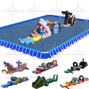 Prix d'usine Intérieur Extérieur Petit parcours d'obstacles gonflable en eau pour enfants et adultes Course aquatique gonflable pour piscine - Product Image 4