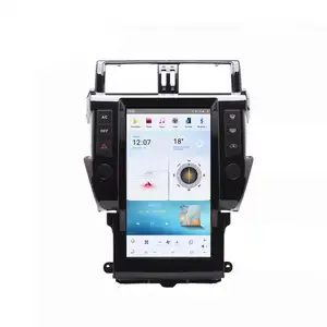 Toyota Prado için 13.6 Android 11 8 + 128GB 150 2014-2017 araba GPS navigasyon multimedya oynatıcı kafa ünitesi radyo