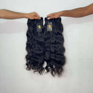 Unprocessed Raw Indian Hair Bundles with Hd Closure,<b>Body</b> <b>Wave</b> Brazilian Human Hair Bundles,Raw curly Indian Temple hair Weave - Product Image 1