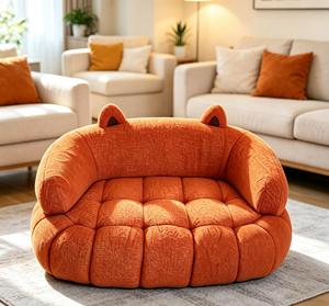 OEM ODM Luxury Fluffy Cat <b>Dog</b> <b>Sofa</b> <b>Bed</b> Indestructible Human Size Pet <b>Bed</b> Wholesale - Product Image 1