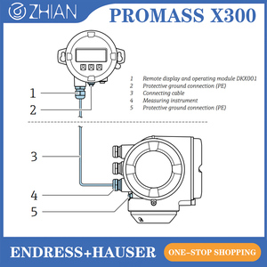 เครื่องวัดอัตราการไหลแบบโคริโอลิส Endress+Hauser Proline Promass X 300 รุ่น DN300-400 316L แบบ 4 ท่อ ความจุสูง สำหรับน้ำมันและก๊าซ - Product Image 5