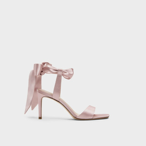 Sandalias de Tacón Alto con Tiras y Lazo para Mujer, Estilo Verano 2026, Elegantes y Sexys, de Satén - Product Image 6