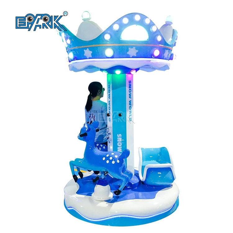 Coin Operated Kiddie Rides Portable Carrousel
