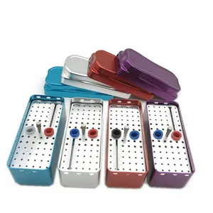 30/72/120/180 Gaten Tandheelkundige Endo Hoge Snelheid Bur Box Tandheelkundige Desinfectie Doos Bur Bestanden Sterilisatie Doos
