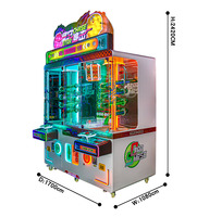 Machine de loterie à monnayeur, équipement de divertissement commercial, machine de centre de jeux, machine de jeu d'arcade populaire