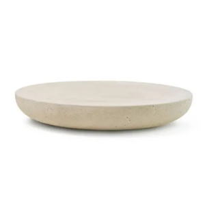 Bàn Cà Phê Đá Cẩm Thạch Travertine Đánh Bóng Thiết Kế Đơn Giản Hiện Đại Bàn Tròn Phong Cách Nhật Bản Tự Nhiên Màu Be - Product Image 2