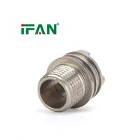 IFAN Raccords PPR personnalisés 1/2 3/4 pouce avec insert en acier inoxydable, accessoires de plomberie pour distribution d'eau, inserts filetés PPR