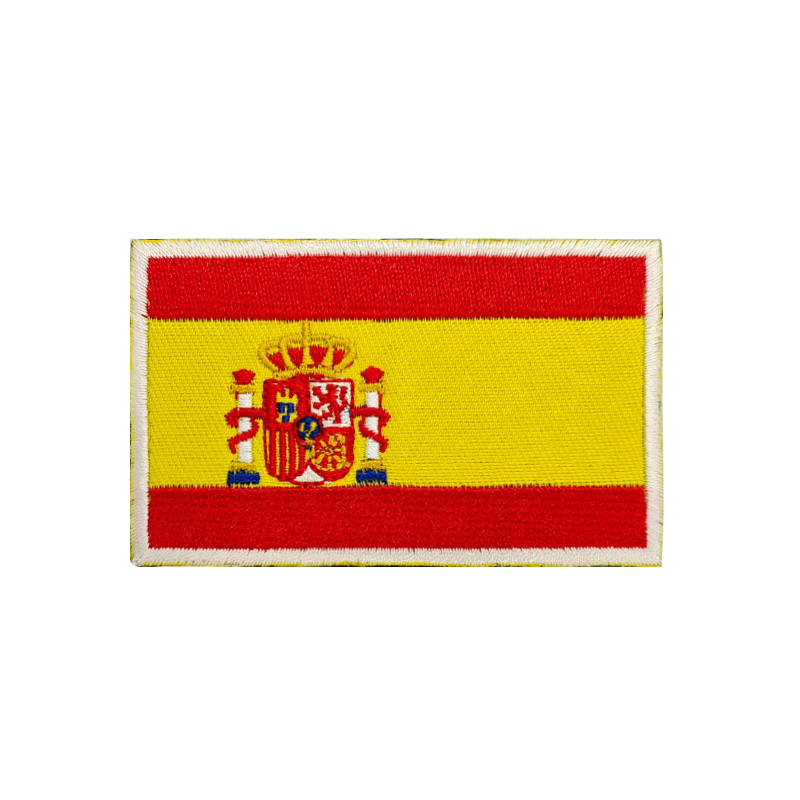 Drapeau jaune/brodé