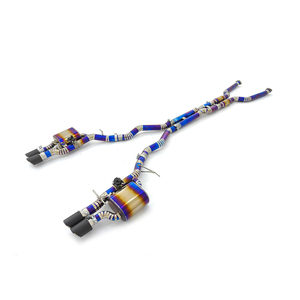 Sistema de Escape con Válvula de Titanio Ecnal Valvetronic para BMW E60 <span class=keywords><strong>E61</strong></span> <span class=keywords><strong>M5</strong></span> 5.0L 2003-2009, con Acabado Antioxidante y Silenciador - Product Image 1