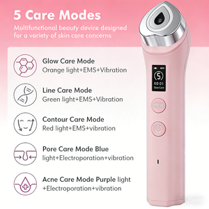 Alat Kecantikan Terapi Kulit Wajah Multifungsi New 2026 <span class=keywords><strong>Korea</strong></span> 6 in 1 Ager Booster Pro Wand - Product Image 4