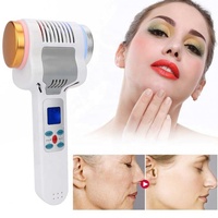Appareil de beauté facial personnel à chaud et à froid, instrument de soin de la peau Ice Fire pour une peau éclatante, livraison économique