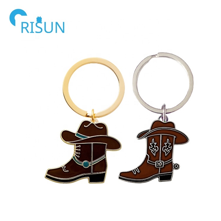 Cowboy Boots Keyring Custom Cowboy Boot Key Chains Durable Stylish