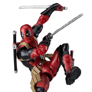 Figma 353 siêu anh hùng hành động mô hình đồ chơi bộ sưu tập quà tặng bán buôn deadpools với hộp khoảng 15 cm