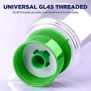 زجاجة غشاء من WEIAI pce PVDF من WEIAI مرشح علوي من النيلون ، مضخة تفريغ بلاستيكية معقمة للاستعمال مرة واحدة - Product Image 5