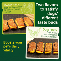 Tranches de fromage fourrées au poulet ou au canard, certifiées FDA, ISO, HACCP, BRC, friandises moelleuses pour chiens et chats, fabrication OEM disponible