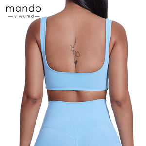 Vente en gros <span class=keywords><strong>de</strong></span> soutien-gorge <span class=keywords><strong>de</strong></span> course à col carré doux haute compression pour femmes, débardeur rembourré, soutien-gorge <span class=keywords><strong>de</strong></span> <span class=keywords><strong>sport</strong></span>, <span class=keywords><strong>lot</strong></span> <span class=keywords><strong>de</strong></span> stock à fort impact - Product Image 4