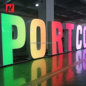 Lettere giganti personalizzate Kexian all'aperto Free Standing grande lettera Led RGB segni elettronici grandi lettere <span class=keywords><strong>alfabeto</strong></span> - Product Image 1