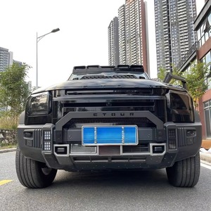 Parachoques Delantero de Acero con Barra Protectora y Luces LED Anticolisión para Jetour Traveler T2, Nuevo - Product Image 2