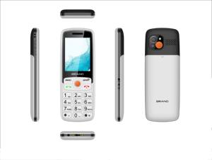 Teléfono Móvil F12 Desbloqueado de Doble SIM, Modelo Único, Nuevo, Pantalla de 2.4 Pulgadas, Botones Grandes, Altavoz Potente, Teléfono 2G <span class=keywords><strong>para</strong></span> Personas <span class=keywords><strong>Mayores</strong></span>, Manos <span class=keywords><strong>Libres</strong></span> - Product Image 2