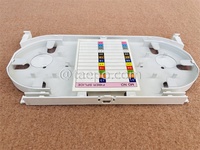 Petite cassette de raccordement optique à 24 fibres pour équipement de fusion de fibres optiques avec étiquettes colorées – Prix usine