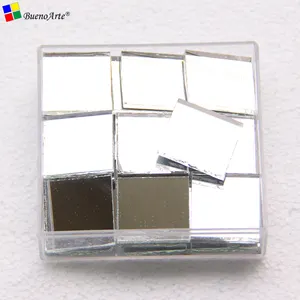 1Pièces 30X30MM Silvery Art Mirror Glass for DIY Mosaic craft works hobby material