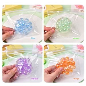 Trendy Stress Relief Pearl Noise Colorful Pop Beads <b>Squeeze</b> <b>Ball</b> Fidget Toy Wholesale - Product Image 2