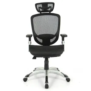 उच्च वापस sillas de oficina बॉस कार्यालय की कुर्सी कुंडा समायोज्य headrest के साथ कंप्यूटर कुर्सी