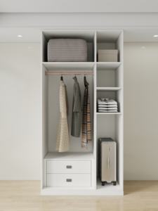 Usine Chinoise Vente Chaude De Luxe Armoires Meubles De Chambre À Coucher En Bois Ménage Chambre Armoire Combinaison Libre Armoire - Product Image 5