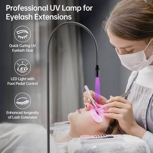 5W/10W 2-in-1 Rolling Base UV LED Curing Light for Eyelash Extension Glue & <b>Gel</b> <b>Kits</b> - Product Image 6