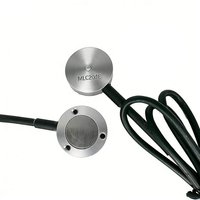 Capteur de force miniature à bouton rond MLC204E25 pour robot, cellule de pesée 100 kg, précision 0,2 %, fixation par vis