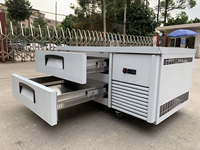 En gros Base de Chef 36 "2 Tiroir Chef Base Sous Comptoir Réfrigérateur Commercial