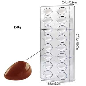 Moules à chocolat de haute qualité, moules en plastique dur <span class=keywords><strong>transparent</strong></span>, moules à chocolat et bonbons, décoration de gâteaux DIY, outils et fournitures de pâtisserie - Product Image 4