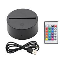 Base de veilleuse tactile intelligente RGB pour la vente en gros, support de lampe LED personnalisable OEM/ODM, décoration moderne
