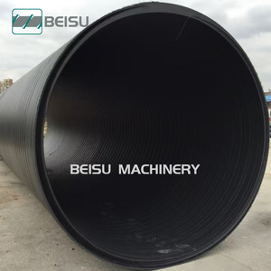 800-2400mm HDPE đường kính lớn tường rỗng/Cấu trúc tường quanh co ống/Ống đùn dây chuyền sản xuất máy làm - Product Image 4