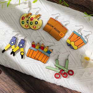 Boucles d'oreilles tissées à la main rétro bohème géométrique frange boucles d'oreilles pour femmes Uionen 1081 - Product Image 1