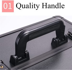 Boîte de rangement pour Nail Art à roulettes personnalisable, organisateur de vernis à ongles de grande capacité, chariot de maquillage, fermeture ouverte, <span class=keywords><strong>valise</strong></span> cosmétique - Product Image 4