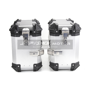 38L boîtes latérales universelles étanches en alliage d'aluminium pour <span class=keywords><strong>moto</strong></span> YAMAHA <span class=keywords><strong>KAWASAKI</strong></span> SUZUKI HONDA - Product Image 4
