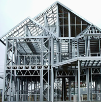Maison à structure en acier préfabriquée personnalisable Assemblage rapide Conception durable pour atelier Villa Bureau Durée de vie de plus de 50 ans