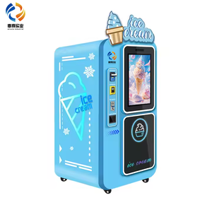 Ngoài trời hoàn toàn tự động Kem Máy bán hàng tự động Snack Dispenser kim loại xây dựng nhiều đồng xu thẻ tín dụng mã QR - Product Image 3
