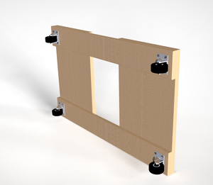 Movimentos multifunção do escritório bonly com carpete corredores e 3.5 colson giratório castelos médios - Product Image 6