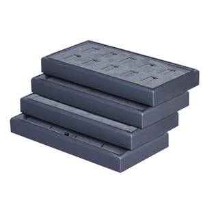 Plateaux d'affichage personnalisés pour pierres précieuses Plateaux de luxe en velours pour diamants Plateaux d'affichage pour pierres précieuses à la mode - Product Image 6