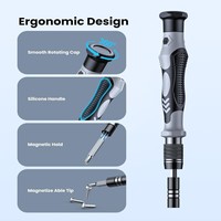 Jeu de tournevis de précision AXTH 116 en 1 avec embouts magnétiques, kit d'outils de réparation professionnel pour électronique