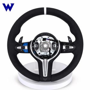 Volant en suède intégral pour <span class=keywords><strong>BMW</strong></span> <span class=keywords><strong>X1</strong></span> X3 X4 X5 X6 F10 F18 F11 F12 F30 F20 M2 M3 M4 M5 M6 X5M X6M F80 F82 F34 E46 - <span class=keywords><strong>Prix</strong></span> de gros - Product Image 1